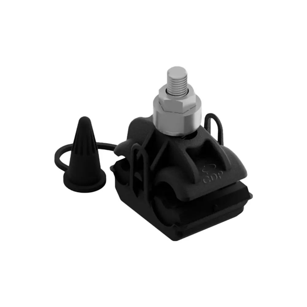 Foto de um conector de cabo de energia