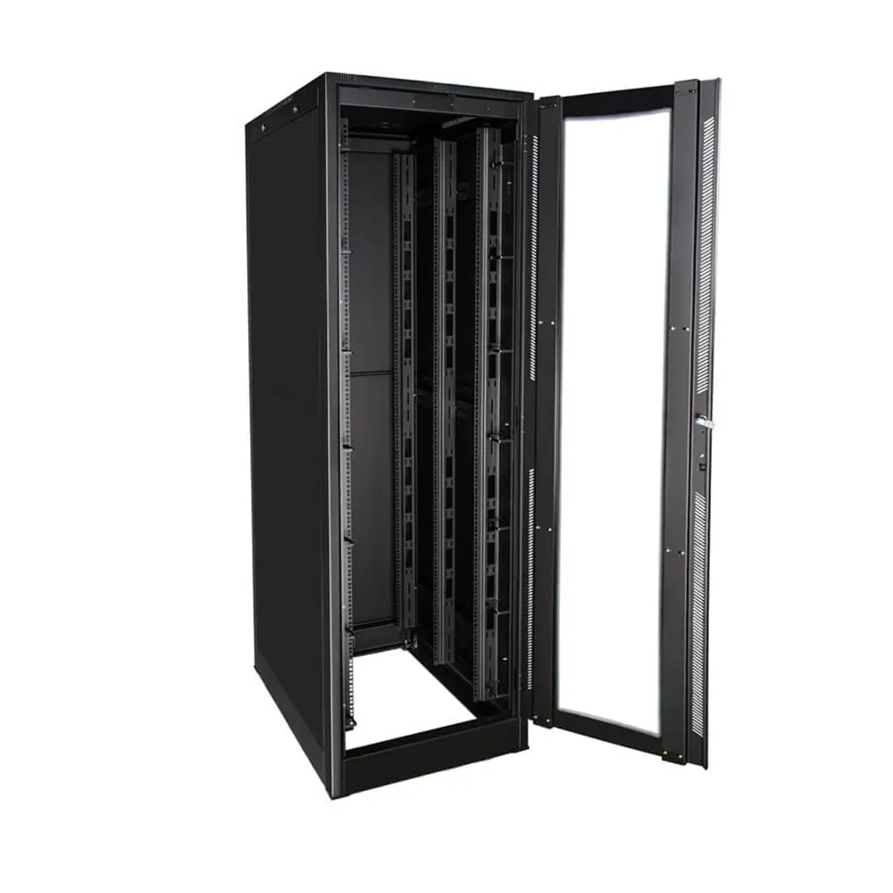 Foto de um rack de servidor
