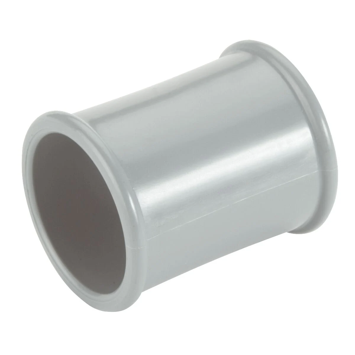 Tubulações em PVC e Galvanizada - 06 Foto de um conector de tubulação PVC